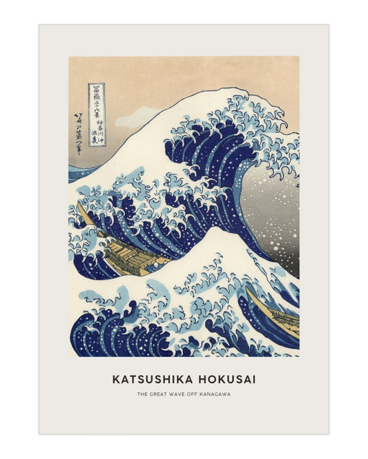 Plakat The Great Wave off Kanagawa - nowoczesny plakat dekoracyjny