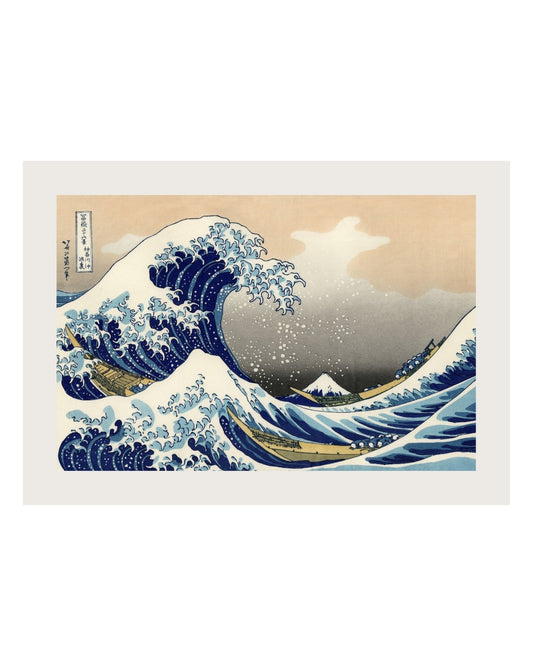 Plakat The Great Wave off Kanagawa - 02 - nowoczesny plakat dekoracyjny