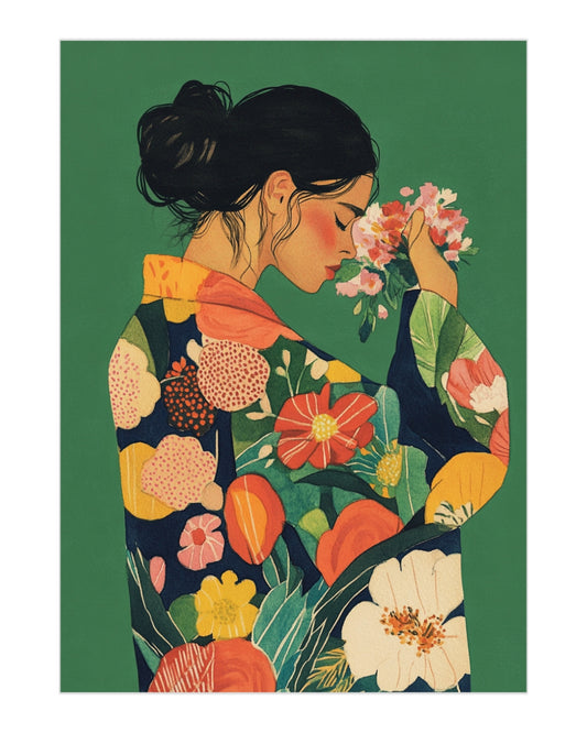 Plakat Kimono - nowoczesny plakat dekoracyjny