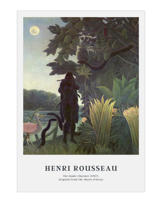 Plakat the Snake Charmer, Henri Rousseau