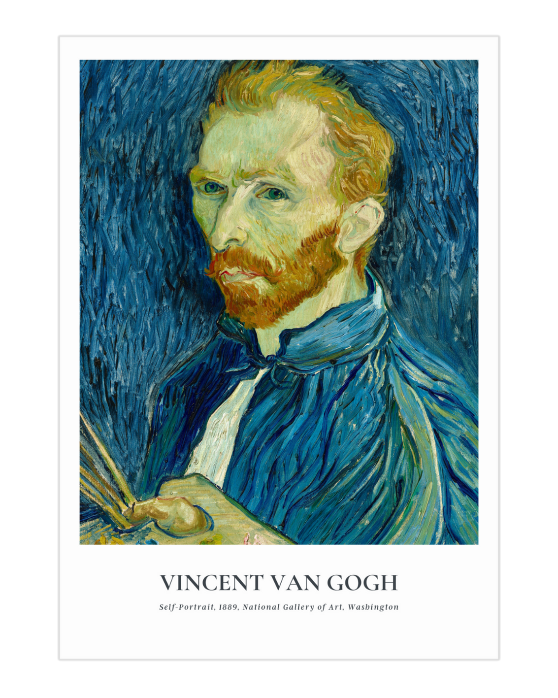 Plakat Self-Portrait / 02 - Vincent Van Gogh