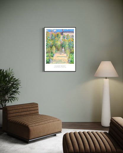 Plakat Claude Monet „The Artist’s Garden at Vétheuil” - nowoczesny plakat dekoracyjny