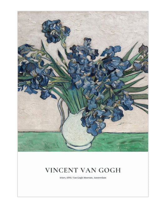 Plakat Irises - Vincent Van Gogh - nowoczesny plakat dekoracyjny