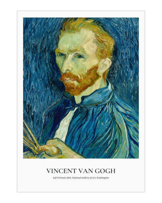 Plakat Self-Portrait - 02 - Vincent Van Gogh - nowoczesny plakat dekoracyjny