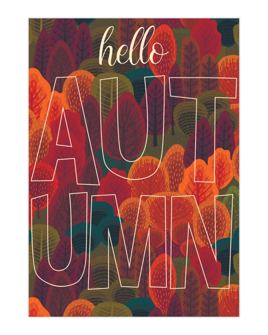 Plakat Autumn - nowoczesny plakat dekoracyjny