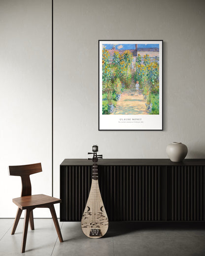Plakat Claude Monet „The Artist’s Garden at Vétheuil” - nowoczesny plakat dekoracyjny