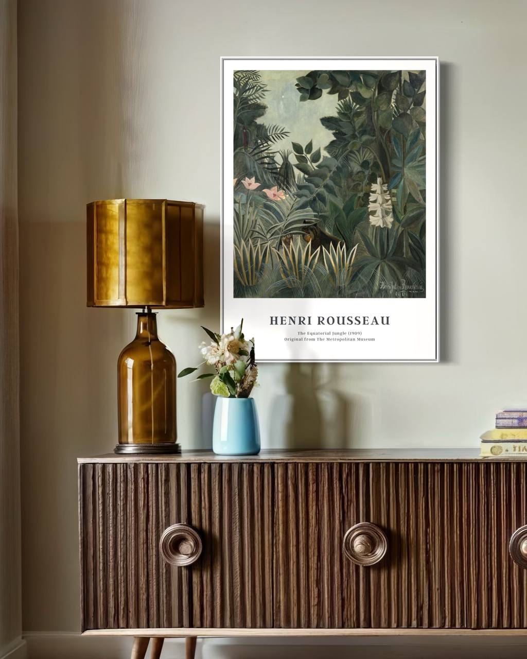 Plakat The Equatorial Jungle, Henri Rousseau - nowoczesny plakat dekoracyjny