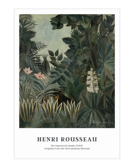 Plakat The Equatorial Jungle, Henri Rousseau