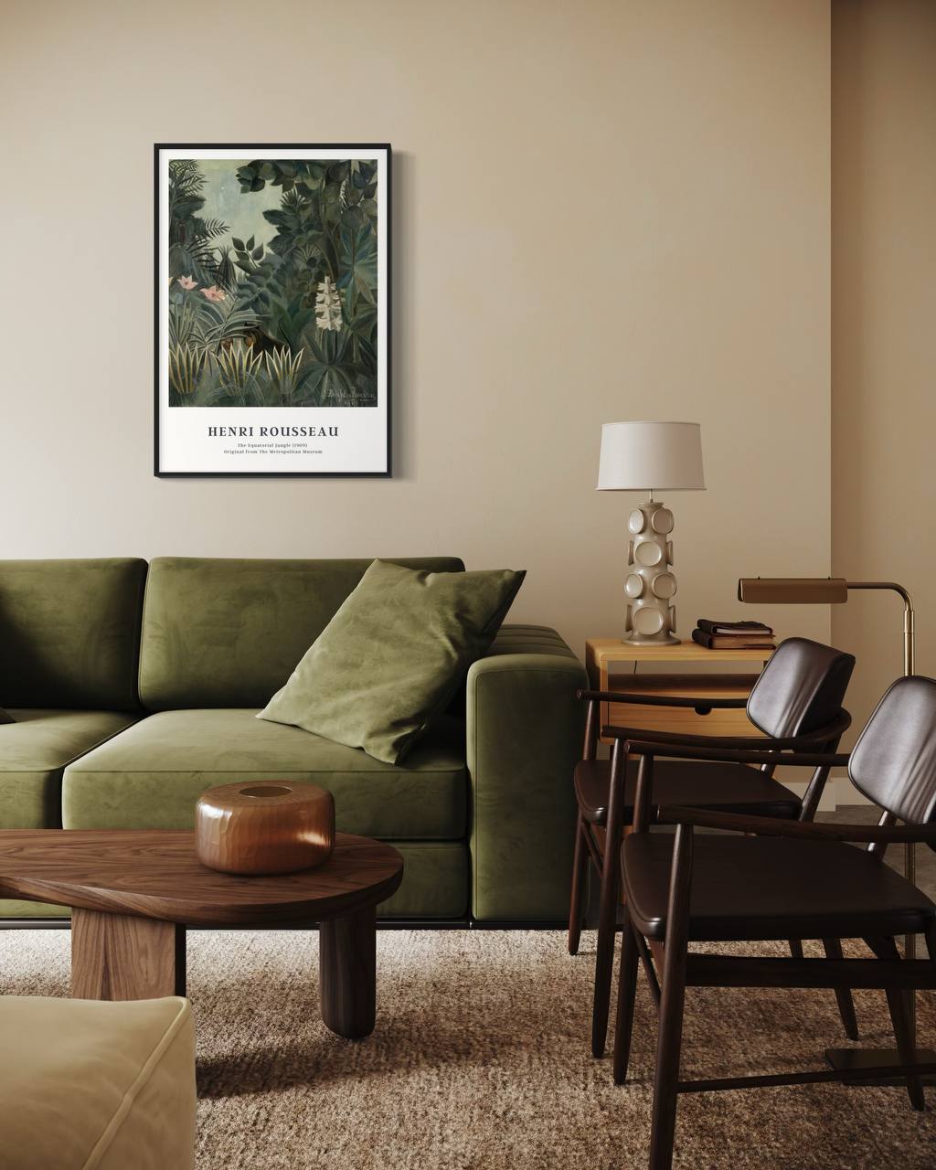 Plakat The Equatorial Jungle, Henri Rousseau - nowoczesny plakat dekoracyjny