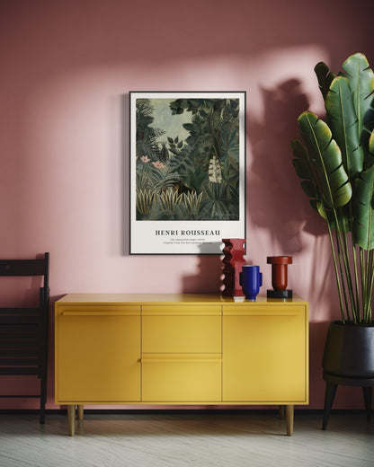 Plakat The Equatorial Jungle, Henri Rousseau - nowoczesny plakat dekoracyjny