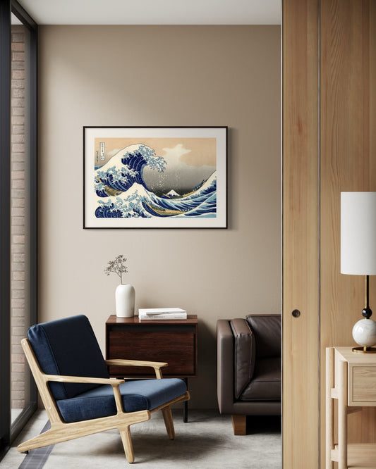 Plakat The Great Wave off Kanagawa - nowoczesny plakat dekoracyjny