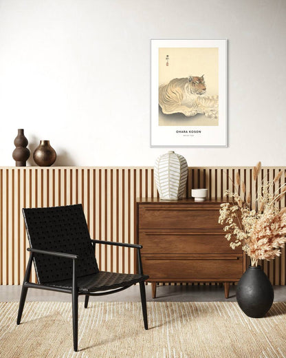 Plakat Resting Tiger - Ohara Koson - nowoczesny plakat dekoracyjny