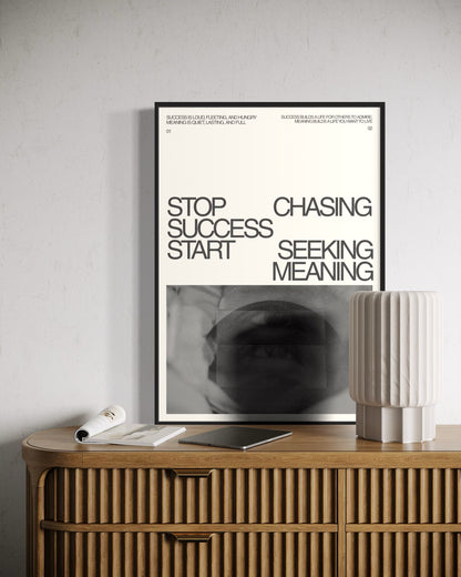 Plakat Meaning - 02 - nowoczesny plakat dekoracyjny