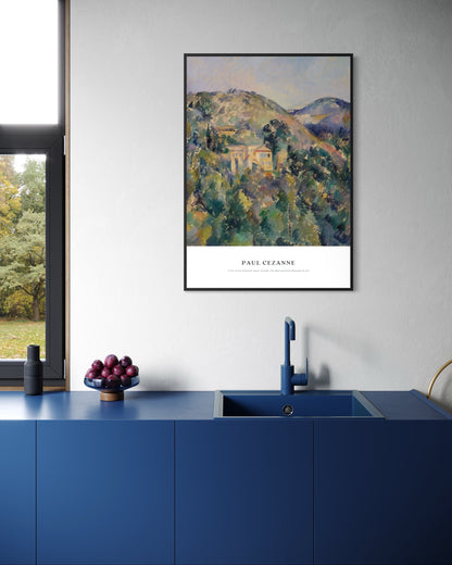 Plakat View of the Domaine Saint-Joseph, Paul Cezanne - nowoczesny plakat dekoracyjny