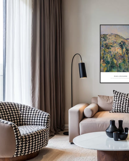Plakat View of the Domaine Saint-Joseph, Paul Cezanne - nowoczesny plakat dekoracyjny
