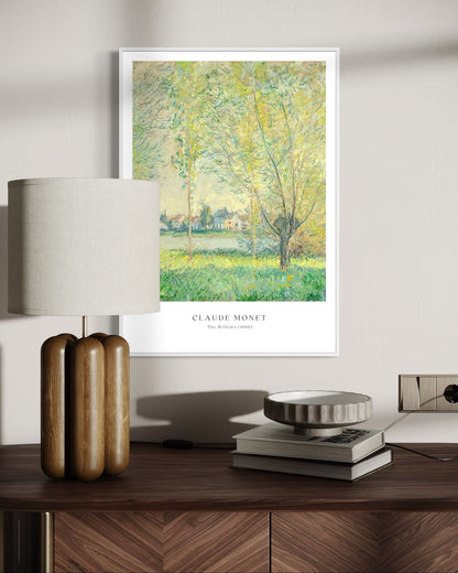 Plakat Claude Monet „The Willows” - nowoczesny plakat dekoracyjny
